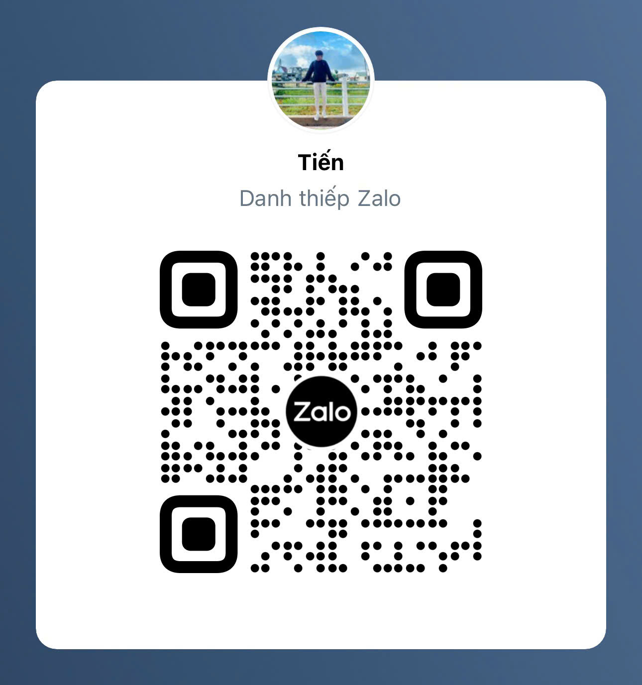 Mã QR Zalo của Phan Văn Tiến